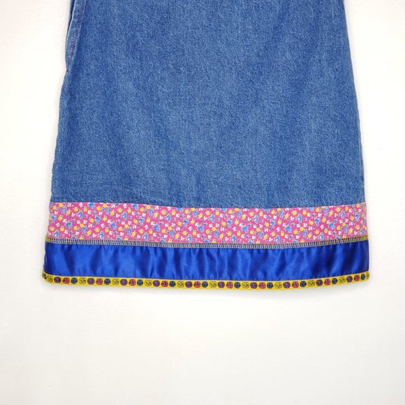 Sanrilo Smiles Girls Hello Kitty Denim Skirt, XL - Picture 6 of 9